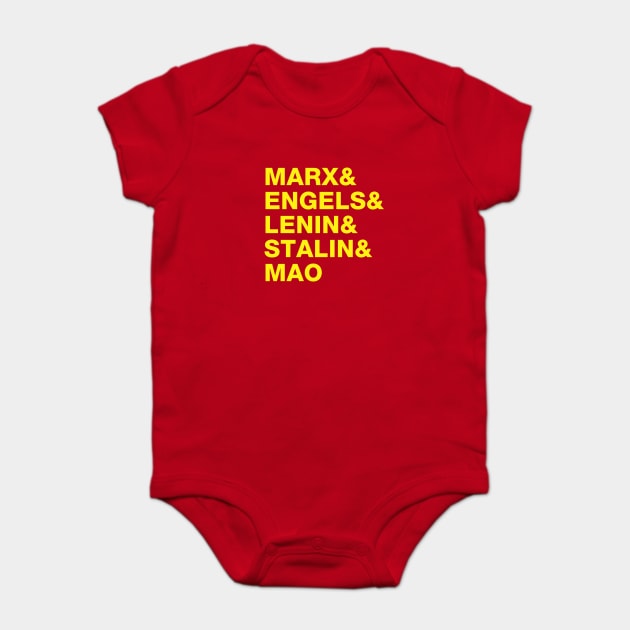 Communist Leaders Baby Bodysuit by dumbshirts